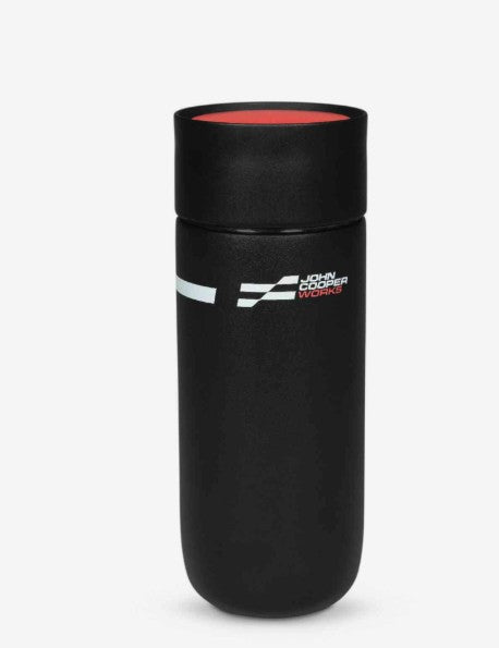 MINI Genuine JCW Logo Travel Mug Black 500ml 0.5L Double Walled