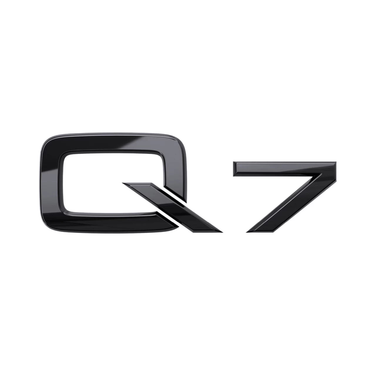 Audi Q7 Black Rear Badge