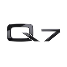 Audi Q7 Black Rear Badge