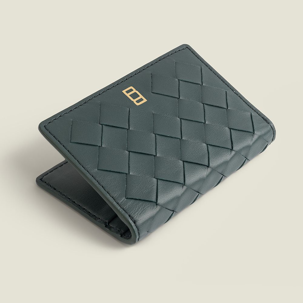 Range Rover - Leather Woven Card Holder