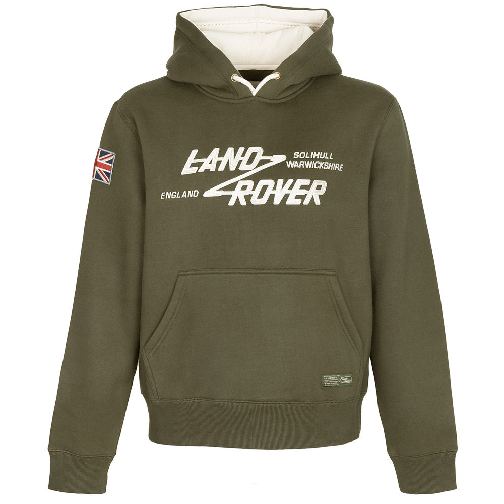 Land Rover Classic Hoody Green (Red Canoe)