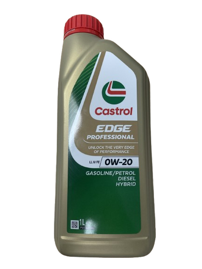 Castrol Edge 0W-20 Oil 1 Litre Top Up - Audi Recommended