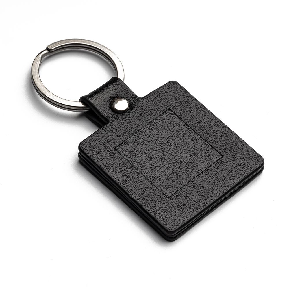 Land Rover Defender Square Leather Key ring