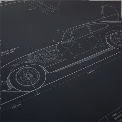 Jaguar E-Type Artwork