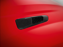 Jaguar F-Type Bonnet Louvre Set - Silver Weave Carbon Fibre -AWD Only