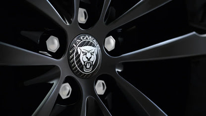 Jaguar Carbon Fibre Wheel Centre Badge - Set of 4