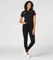 Porsche Women's Polo Shirt MOTORSPORT - Black