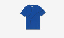 MINI Genuine Men's T-Shirt Tee Top Outline Print Wing Logo Cotton Blazing Blue