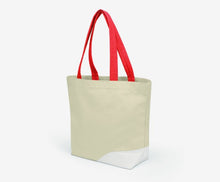 MINI Genuine Shopper Bag Car Face Detail Wordmark Vibrant Silver White Rebel Red