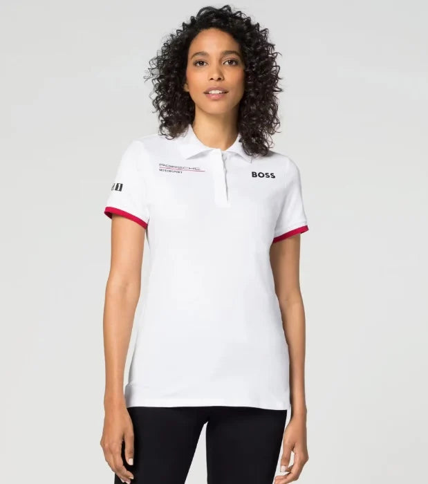 Porsche Women's Polo Shirt MOTORSPORT - White