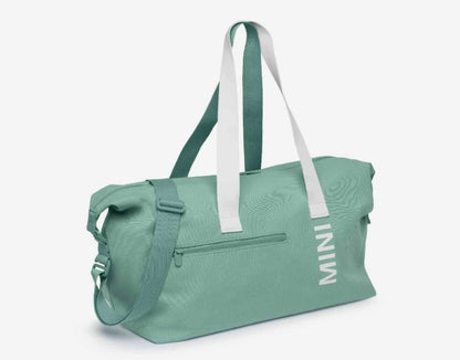 MINI genuine Wordmark Duffle Bag Ocean Wave Green