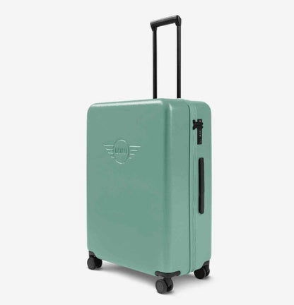 MINI genuine Debossed Wing Logo Trolley Ocean Wave Green