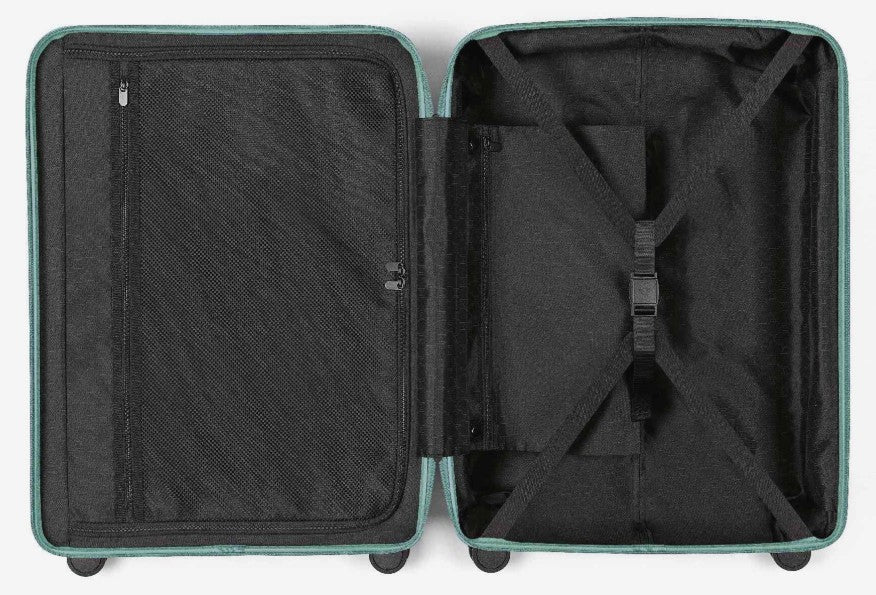 MINI genuine Debossed Wing Logo Trolley Ocean Wave Green