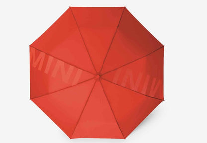 MINI genuine Wordmark Walking Stick Umbrella Rebel Red