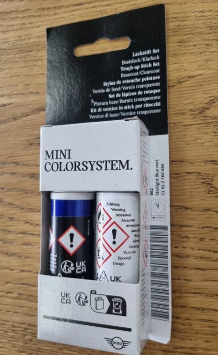 MINI genuine Starlight blue paint (B62)