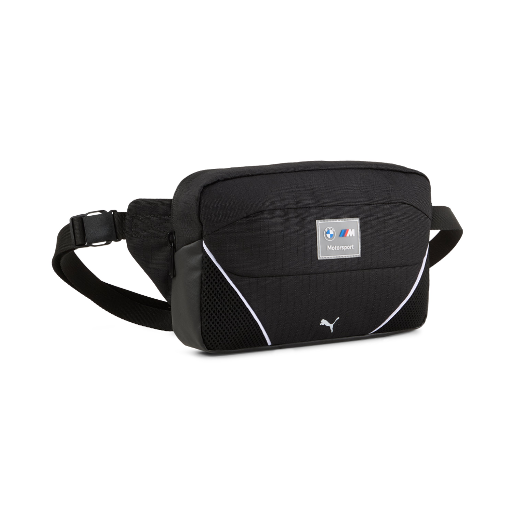 Genuine M Motorsport Large Waist Bag Black 8L Back Zip Pocket