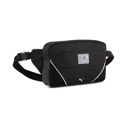 Genuine M Motorsport Large Waist Bag Black 8L Back Zip Pocket