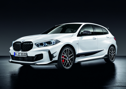 BMW 1 Series F40 Genuine M Performance Front Splitter Attachment Black High Gloss