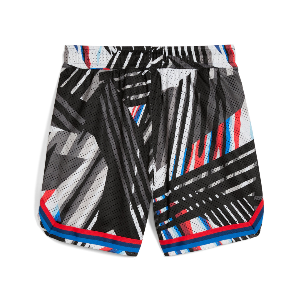 Genuine M Motorsport AOP Mens Shorts Black Bottoms Pockets Regular Fit