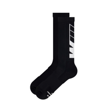 Genuine M Unisex Mens Womens Ladies Socks Black Cotton Cushioned Heels Toes