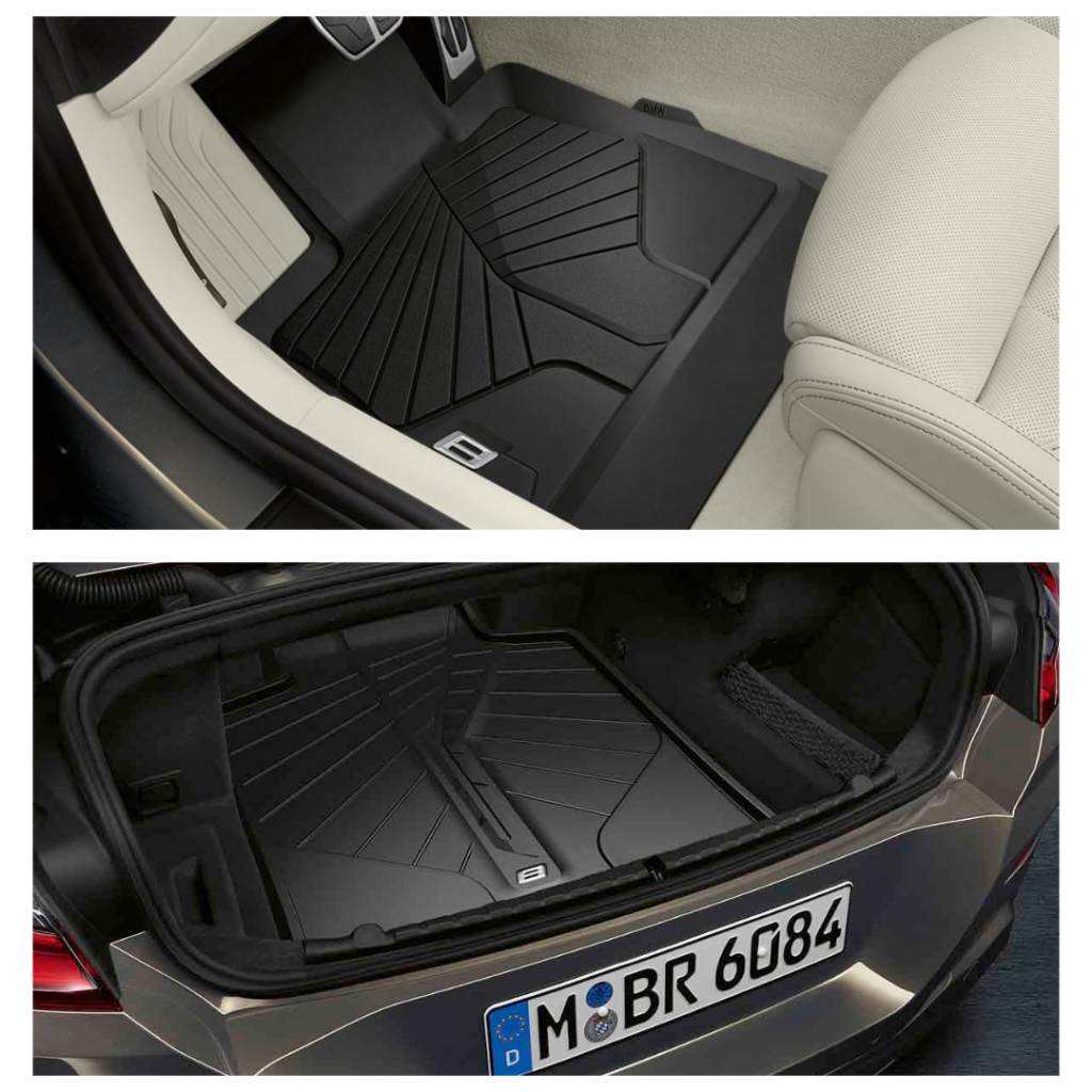 BMW All-Weather Mat Pack Set 8 Series G14 Convertible (Front & Rear Including Boot Mat)