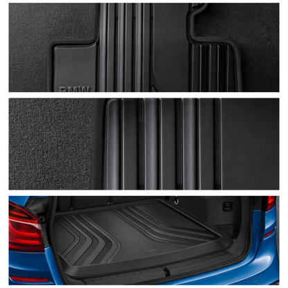 BMW All-Weather Mat Pack Set 2 Series Active Tourer F45 (Front & Rear Including Boot Mat)