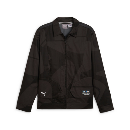 Genuine M Motorsport Statement Mens Jacket Dark Grey Cotton Front Zipper
