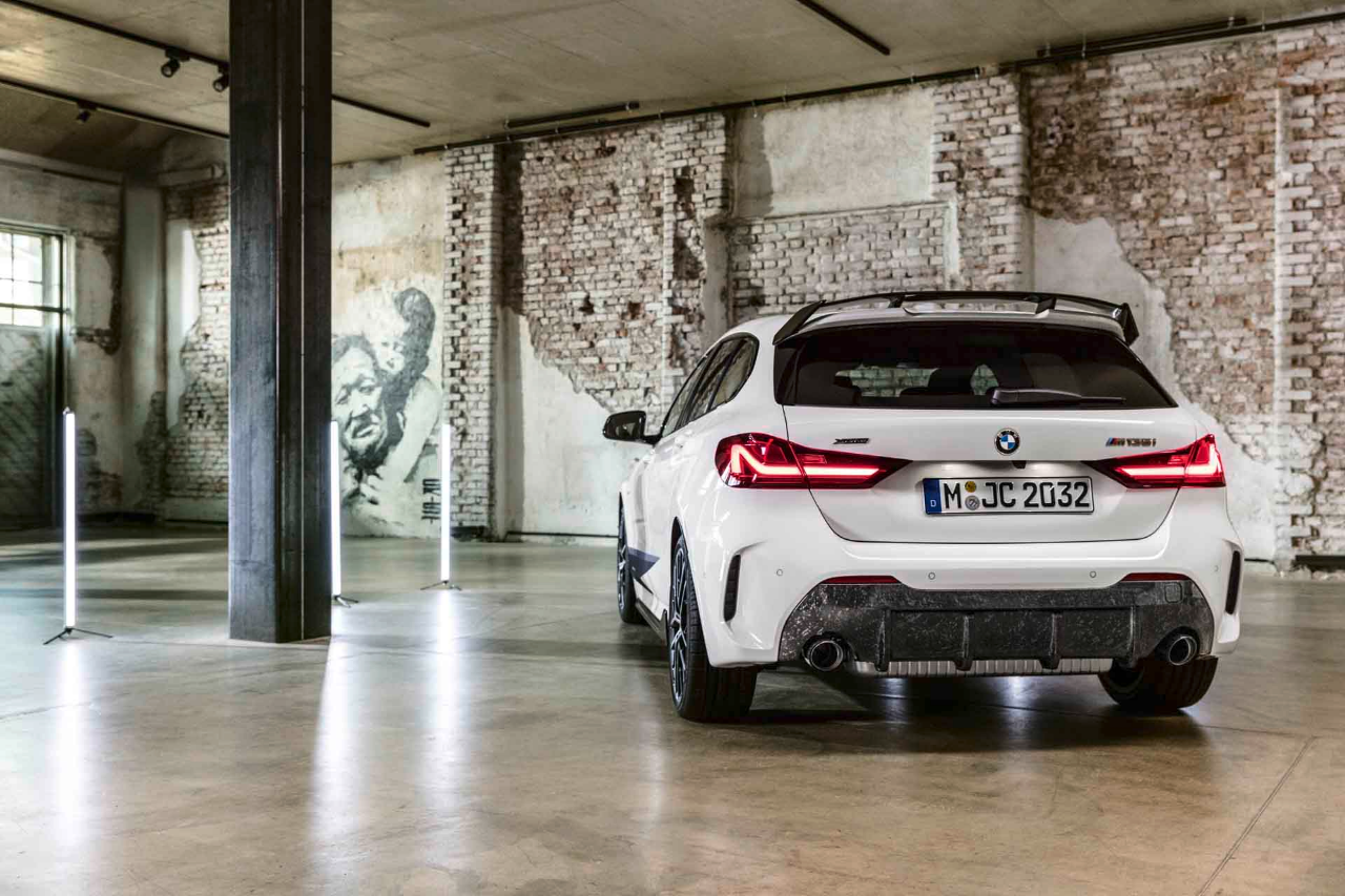 BMW 1 Series F40 Genuine M Performance Rear Spoiler Black High Gloss