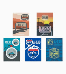 Porsche AHEAD No. 1 Sticker Set – Limited Edition