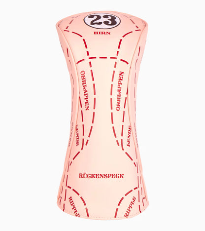 Headcover for golf driver – Pink Pig