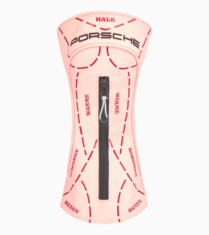 Headcover for golf driver – Pink Pig