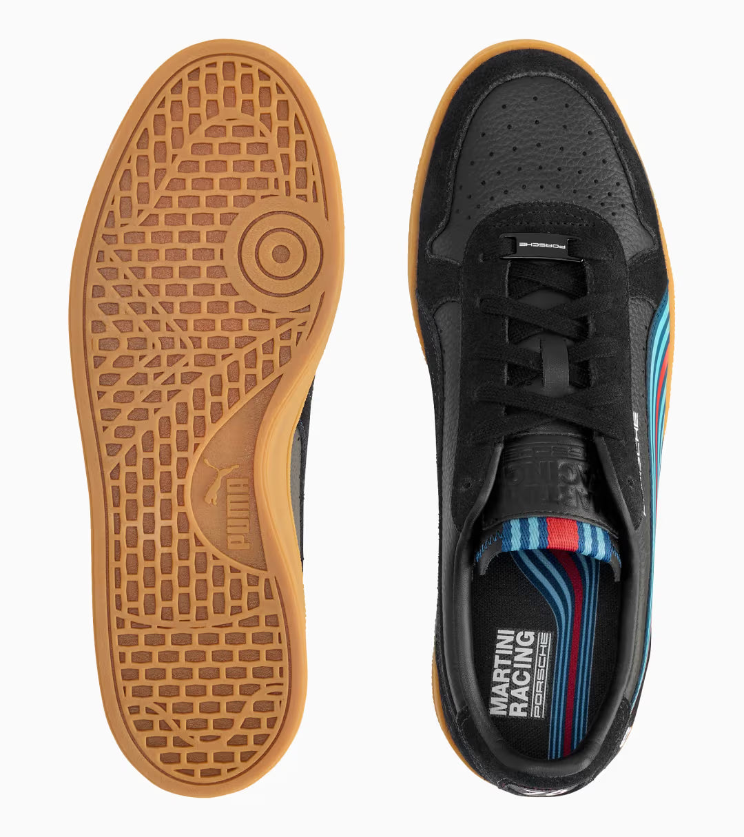 Lifestyle Edition trainers – MARTINI RACING® (Black/Brown) Size 10