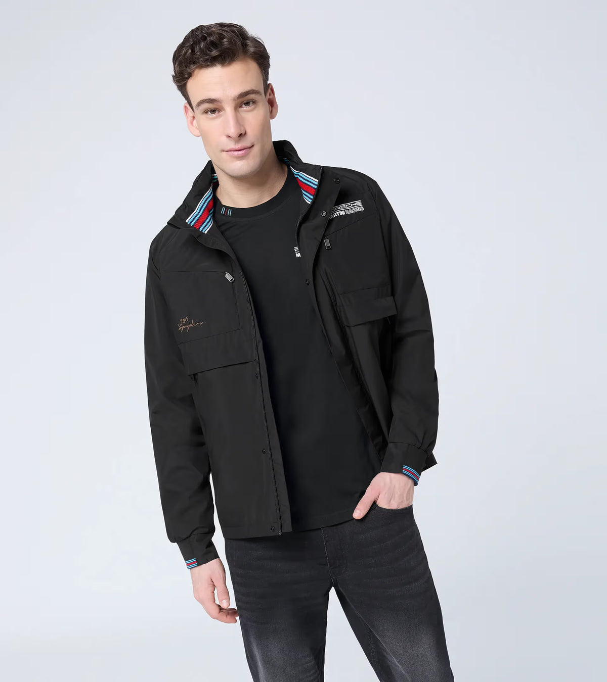 Porsche Windbreaker – MARTINI RACING® Men's (L)