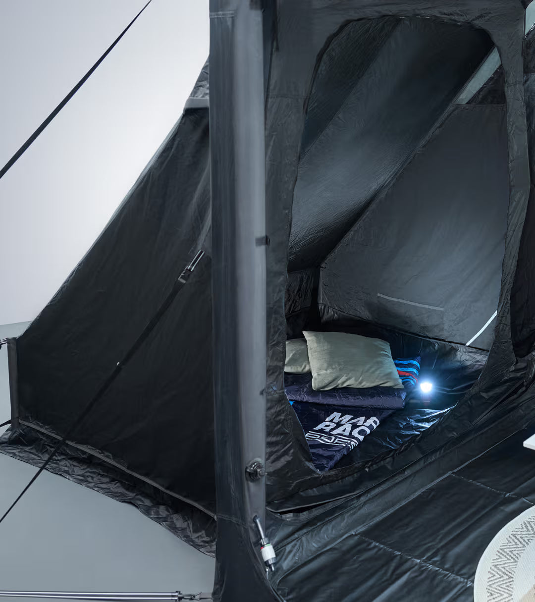 Canopy tent add-on tent, including inner tent