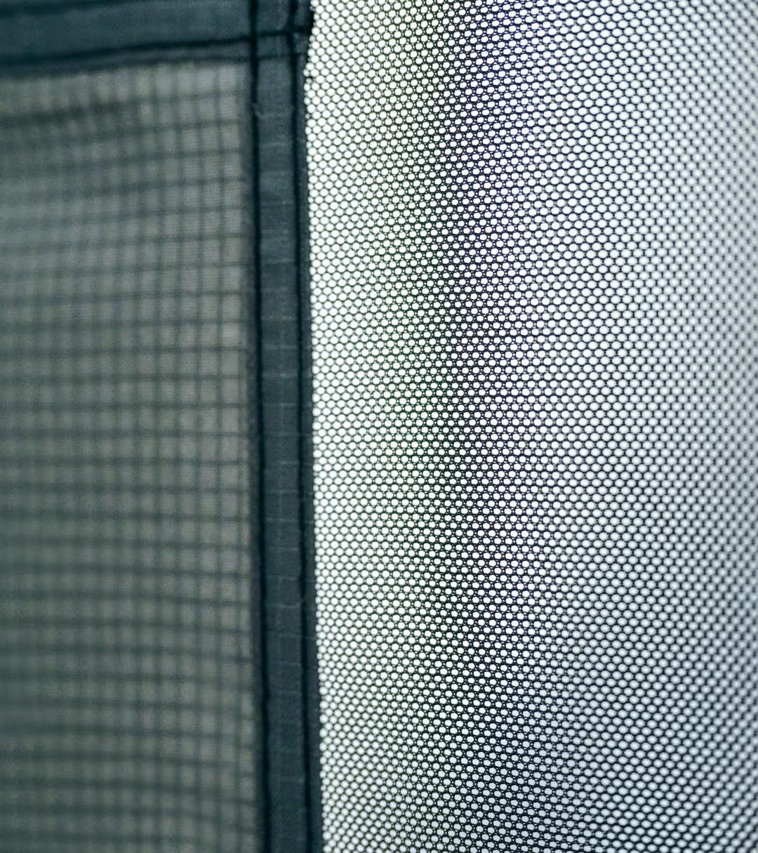 Canopy tent side panel with mesh window