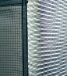 Canopy tent side panel with mesh window