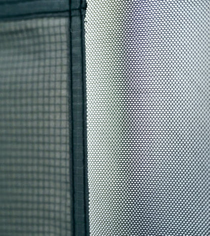 Canopy tent side panel with mesh window