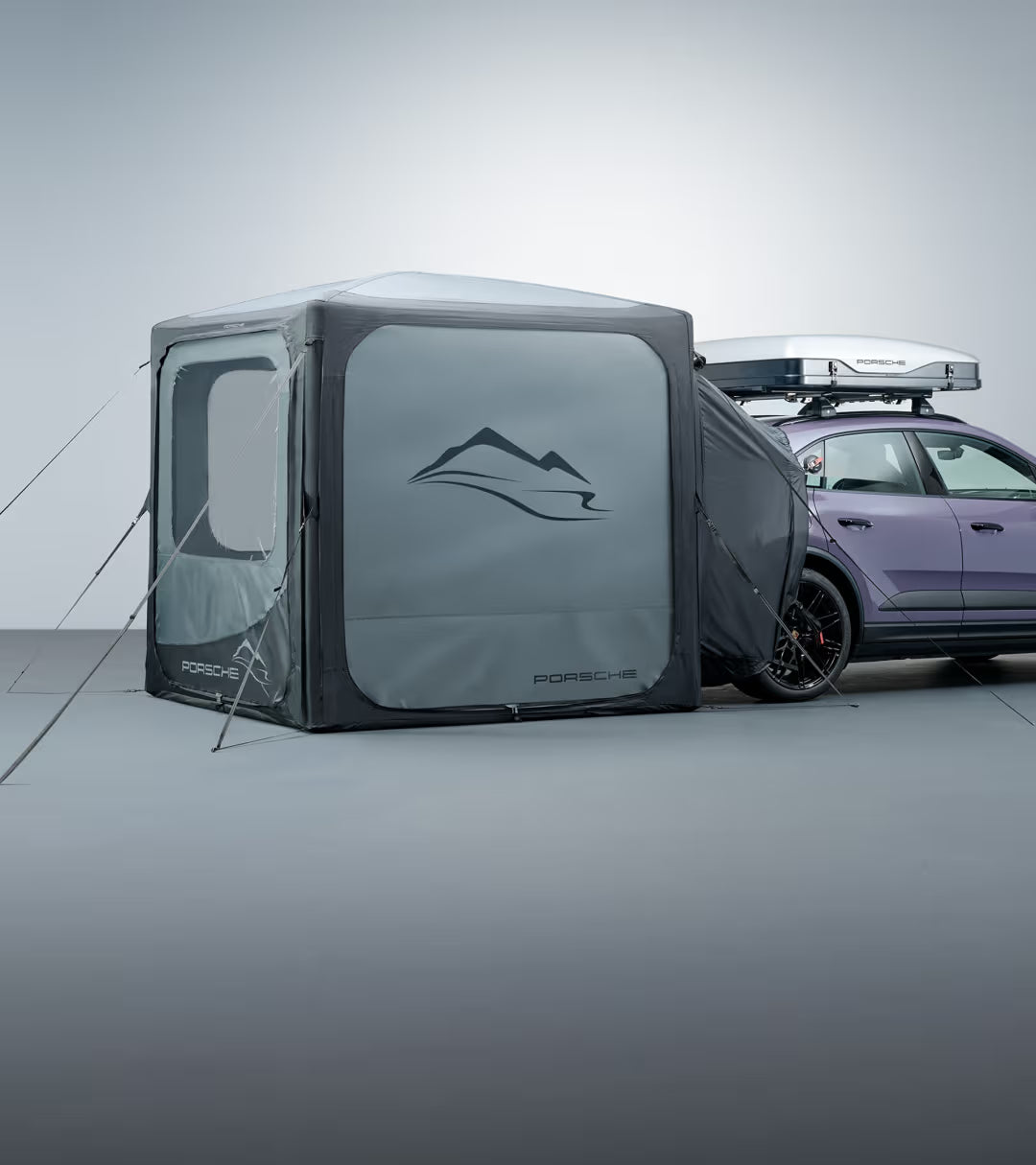 Canopy tent side panel without a window