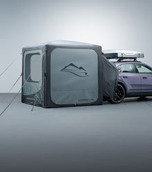 Canopy tent side panel without a window